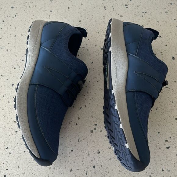 TRAQ by ALEGRIA Cynch Indigo Textile Comfortable Walking Shoes Men’s Size 41 - Picture 3 of 12